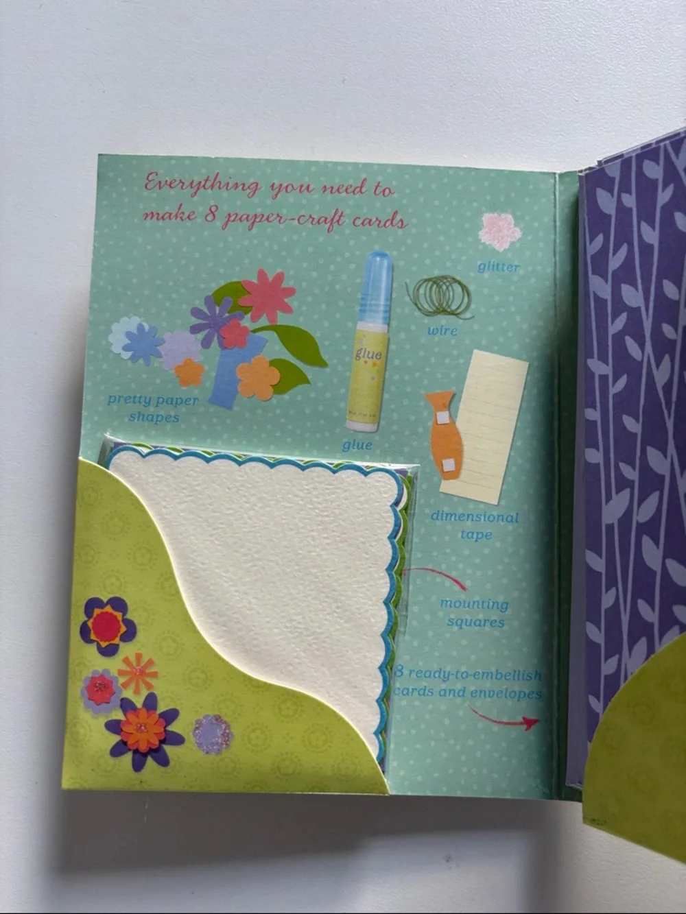 Klutz Color-In Stained Glass Kit with Neon Pens & Create your Own Card Kit‎
